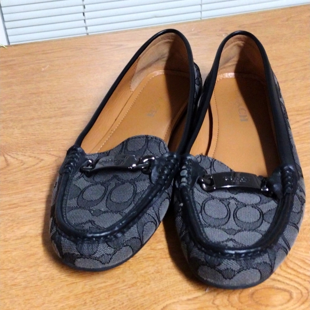 Black Coach Loafer's